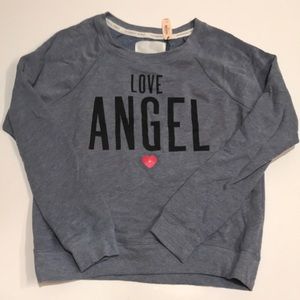 NWT Victoria’s Secret love Angel soft sweatshirt S